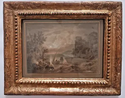 Early 19th Century Watercolor On Contemporary Frame Paper • $511.46