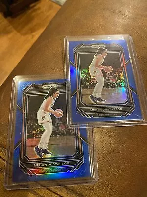 2023 Panini Prizm WNBA Megan Gustafson Blue /175 X(2) • $1