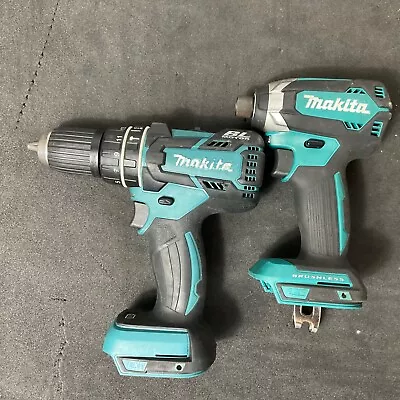 Makita Drill And Impact Driver Set Body Only • £99