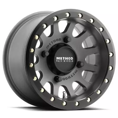 Method MR401 UTV Beadlock 15x6 5+1/+53mm Offset 4x136 106mm CB Ti W/MB Ring W/BH • $378.65