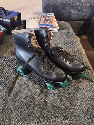 Vintage Roller Star Roller Derby Womens Roller Skates Made In Taiwan ROC Size 11 • $49.99