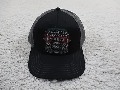 Halloween Horror Nights Hat Cap Mens Snap Back Black Universal Studios Skull A1 • $18