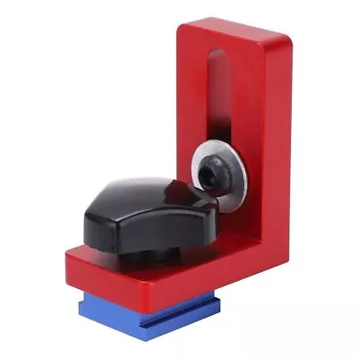 Red T Track Stop Block T Slot Track Stop Chute Stopper  For Woodworking • $13.80