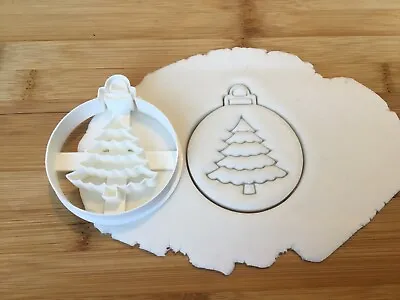Christmas Bauble Cookie Cutter Biscuit Pastry Fondant Bread Cutter • £5.30