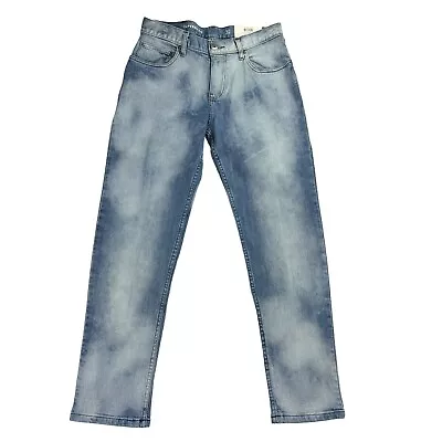 INC Mens Tapered Fit Sky Bleach Comfort Stretch Jeans Blue 30 • $27.97