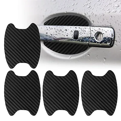 For Ford 4PCS Carbon Fibre Door Handle Sticker Scratch Resistant Accessories USA • $5.69