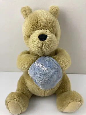 Winnie The Pooh Classic Pooh Gund Disney  Wind-up Music Plush Baby Clean Cute • $14.95