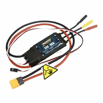 FMS Part Brushless ESC 80A For YAK130 V2 Avanti V3 1700mm P51 F4U V3 70mm Viper • $59.50