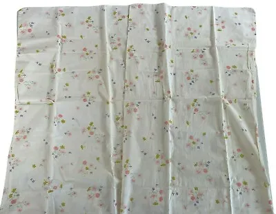 Vintage Pillowcase Cover 30.5x20  While Soft Floral Design For Bedroom Set Of 2 • $29.99