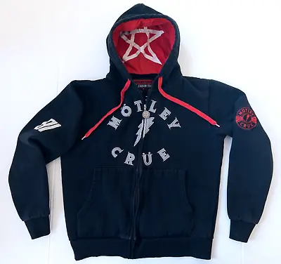 Motley Crue 2022 Stadium Tour Jacket Mens Small Full Zip Hoodie Sweatshirt • $79.95