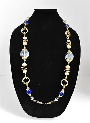 Lawrance Vrba Multi Ornate Beaded Necklace 35 Inch • $300.99