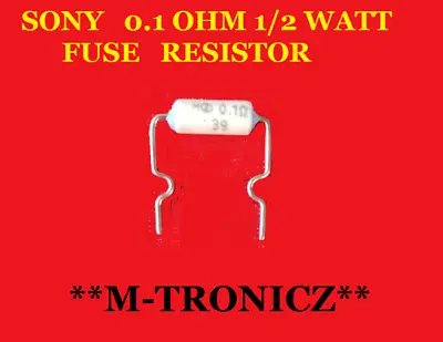 Original  Sony  0.1 Ohm   0.5 Watt  Fuse Resistor   • $7.49
