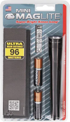 Mag-Lite 5.75  Mini Maglite AA Black Flashlight 06052 • $18.48