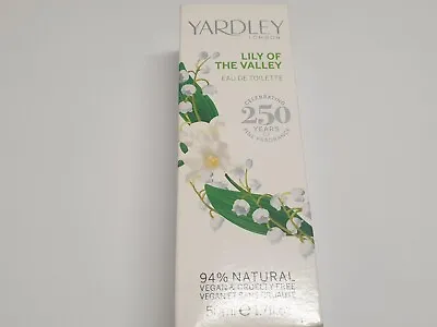 Lily Of The Valley Yardley London EAU DE TOILETTE 50ml  X 1 JUST £8.99 FREEPOST • £8.99