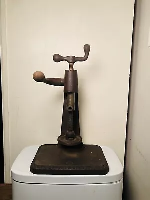 Antique National Selling Co. Cigar Tobacco Mold Press Tobacciana Cast Iron • $325