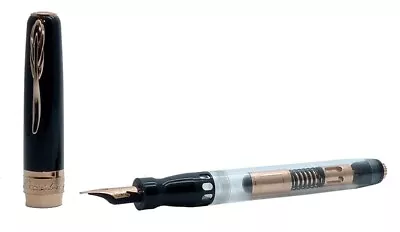 $598 • Buy Pineider Mystery Filler LE Black Russian Demonstrator Fountain Pen, 14K EF Nib