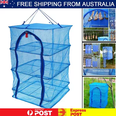 Air Hanging Drying Mesh Net Rack Plant Food Vegetable Dehydrator Herb Fish Jerky • $17.89