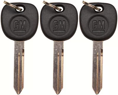 $18.95 • Buy 3 Pack Genuine Strattec OEM GM Logo Non-Transponder Key Blank 15026223 23372321 