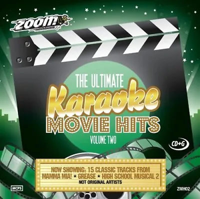 £1.50 • Buy Zoom Karaoke Ultimate Movie Hits Series CD+G - Volume 2