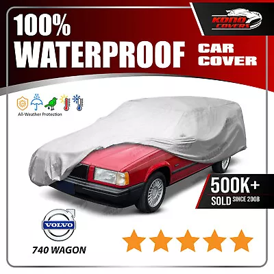 Volvo 740 Wagon 6 Layer Waterproof Car Cover 1986 1987 1988 1989 1990 1991 1992 • $55.95