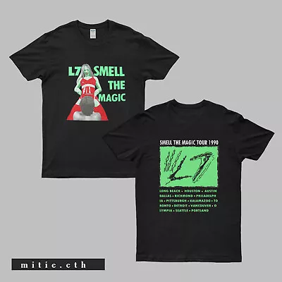 L7 Smell The Magig American Tour Black Short Sleeve T Shirt Tee • $22.99