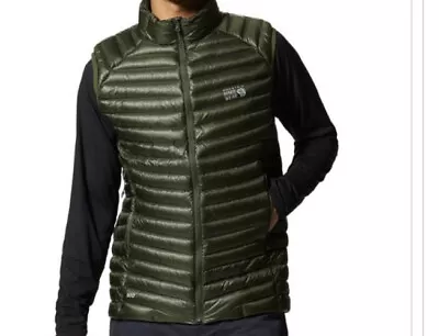 Mountain Hardwear Men's Ghost Whisperer2 Vest - Surplus Green XL • $199.99