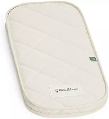 The Little Green Sheep Natural Mamas And Papas Moses Basket Mattress (30 Cm X 6 • £66.72