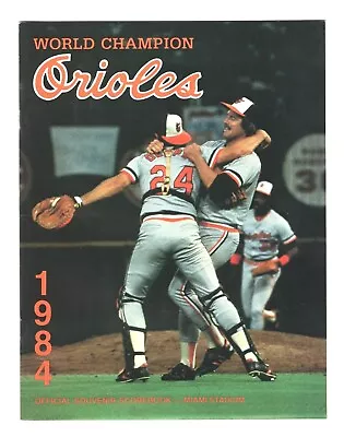 1984 Baltimore Orioles Spring Training Miami Stadium Souvenir Scorebook  A2083  • $20