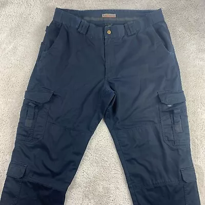 511 Tactical Series Mens EMS Pants Dark Navy Cargo Pockets 42x32 Workwear 5.11 • $24.95