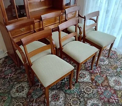 £110 • Buy Traditional Dining Table Chairs 6 Six Younger Home Furniture With 2 Carvers
