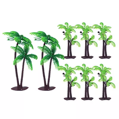 8 PCS Tree Cake Decorations Micro Landscape Ornaments Artificial Palm Tree Decor • $7.02