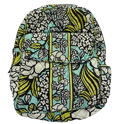 Vera Bradley Backpack Island Blooms Travel Small Bag School Blue Green Black • $12.73