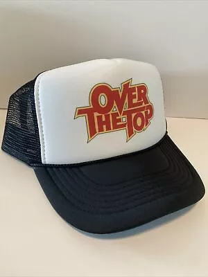 Vintage Over The Top Hat Trucker Hat Black Arm Wrestling Movie Cap New Unworn • $16.14