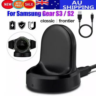 New Wireless Charger Charging Dock Samsung Galaxy Smart Watch 42/46mm Gear S2 S3 • $12.29