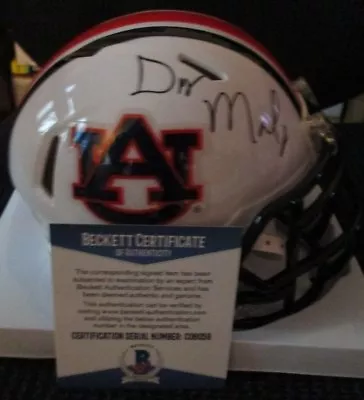 Gus Malzahn Signed Auburn Tigers Riddell Speed Mini Helmet Beckett Coa C06059 • $109.99