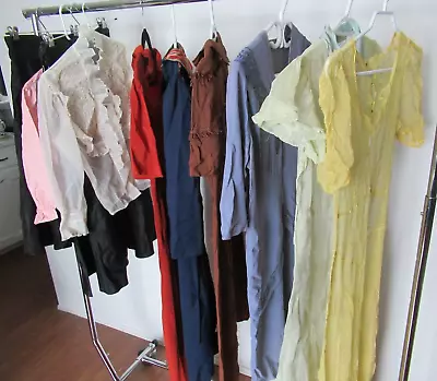 Vtg Lot  30's 40's 6 Dresses 2 Blouses 2 Skirts Sold As Is Fabric Pattern Repair • $189.99