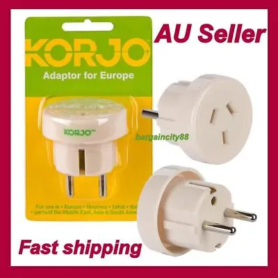 $25.99 • Buy Australia To European Travel Power Plug Adapter From AU/NZ To EU Indonesia Asia