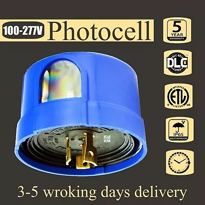 Control Photocell Sensor LED Dusk To Dawn For Outdoor Parking Lot Light 120-277V • $7