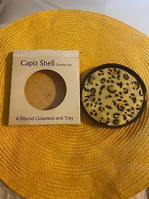 $10 • Buy Capiz Shell Coaster Set Of 4 