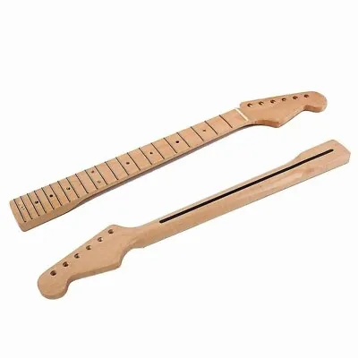 22 Frets Electric Guitar Neck Canada Maple For DIY Fenders ST Strat Part • $37.04