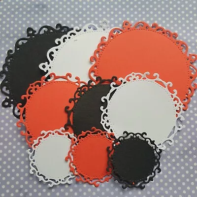30 Circle Die Cut Shapes For Card Makingscrapbook Toppers Embellishments Etc  • £3.29