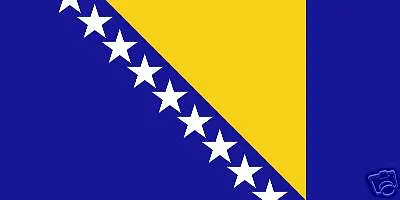 Bosnia And Herzegovina Bosnian Flag Car Sticker 5  X 4  • $3