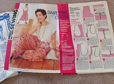 Vintage Dressmaking Pattern 1990s Ladies Culottes & Jacket UK Sizes 10-18 Unused • £1.20