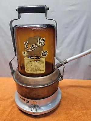 U•Vintage  Vapor-All Antique Vaporizer Steam Electric  Glass Copper No Cord • $69.95