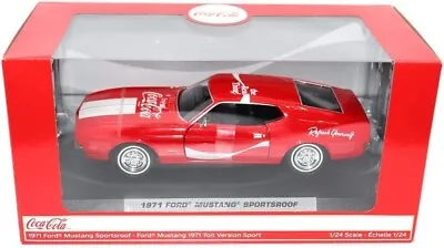 Motor City Classics 1971 Coca Cola Ford Mustang Sportsroof  #424071 • $39.99