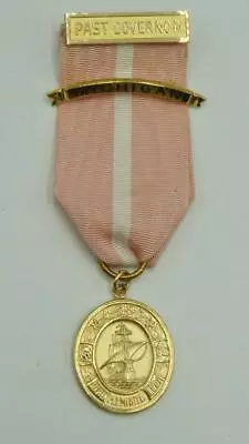 Vintage General Society Of Mayflower Descendants 10K G.F.  Medal Past Governor • $475