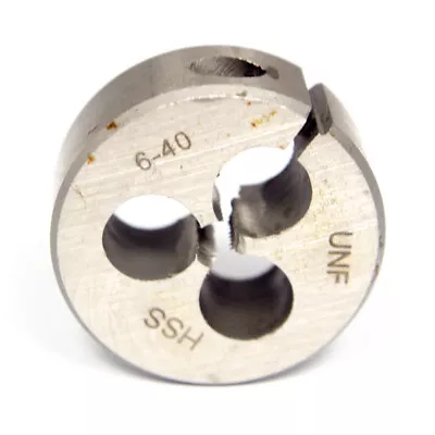 Interstate 03772217 Round Adjustable Die #6-40 X 1  O.D. UNF HSS • $19.84