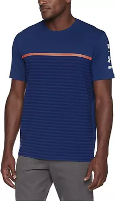 Under Armour Men's USA Stripes Short Sleeve Top T Shirt - 2XL Navy • $24.43
