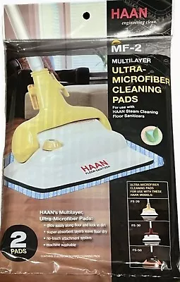 Haan MF-2 Ultra Microfiber Blue Cleaning Pads Fits FS 20 30 50 Includes 2 Pads • $15.97