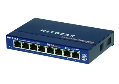 Netgear ProSafe GS108 8-port Gigabit Desktop Switch • £20